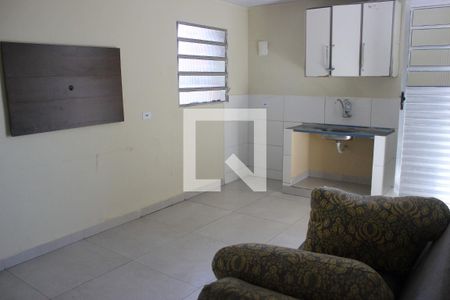 Sala/ Cozinha de kitnet/studio para alugar com 1 quarto, 40m² em Vila Monteiro Lobato, Guarulhos