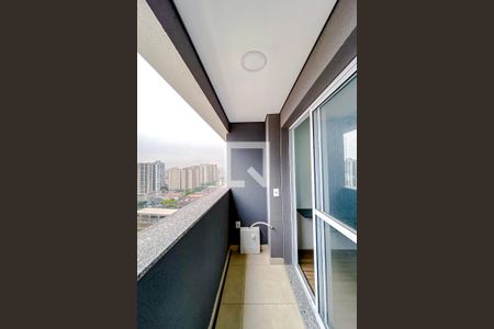 Varanda da Sala/Quarto de kitnet/studio para alugar com 1 quarto, 23m² em Quarta Parada, São Paulo