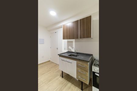 Cozinha de apartamento para alugar com 1 quarto, 25m² em Vila Buarque, São Paulo