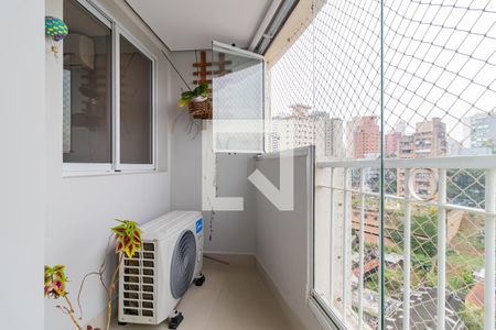 Varanda da Sala de apartamento à venda com 2 quartos, 87m² em Real Parque, São Paulo