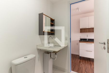Banheiro de kitnet/studio à venda com 1 quarto, 26m² em Vila Buarque, São Paulo