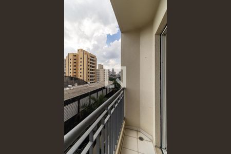 Varanda da Sala de apartamento para alugar com 2 quartos, 77m² em Vila Firmiano Pinto, São Paulo