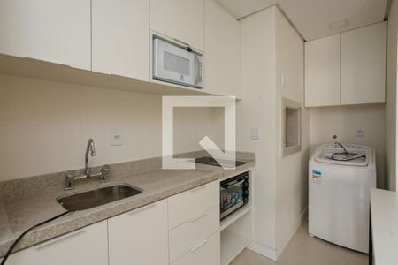 Cozinha de apartamento para alugar com 1 quarto, 37m² em Bom Fim, Porto Alegre