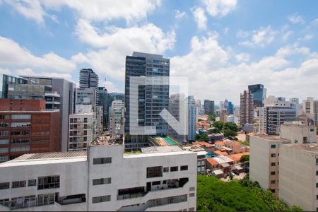 Vista da Varanda de kitnet/studio à venda com 1 quarto, 35m² em Pinheiros, São Paulo