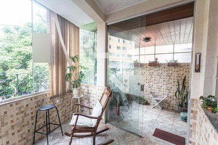 Varanda da Sala de apartamento à venda com 3 quartos, 120m² em Santa Tereza, Belo Horizonte