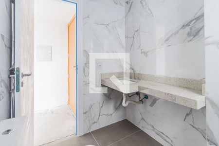 Banheiro de kitnet/studio à venda com 1 quarto, 32m² em Petrópolis, Porto Alegre