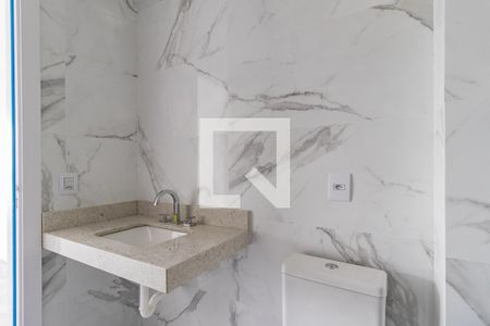 Banheiro de kitnet/studio à venda com 1 quarto, 29m² em Petrópolis, Porto Alegre