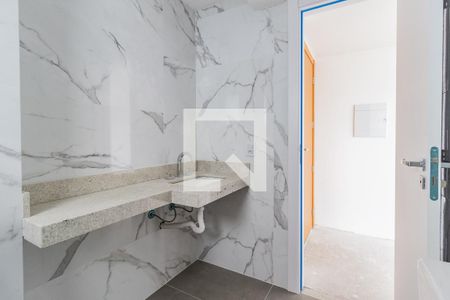 Banheiro de kitnet/studio à venda com 1 quarto, 32m² em Petrópolis, Porto Alegre