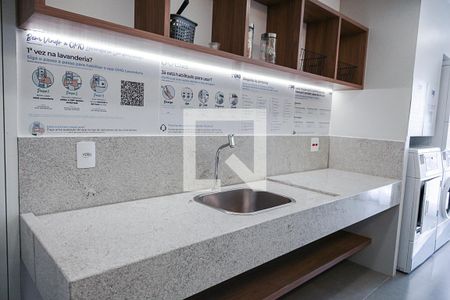 Studio para alugar com 34m², 1 quarto e sem vaga Studio para alugar com 34m², 1 quarto e sem vagaÁrea comum - Lavanderia