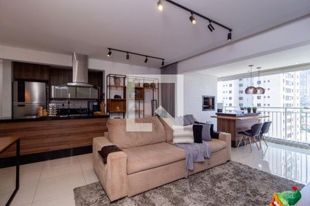 Sala de Estar de apartamento à venda com 2 quartos, 81m² em Vila Regente Feijó, São Paulo