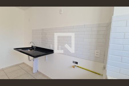 Cozinha e Área de Serviço de apartamento à venda com 3 quartos, 54m² em Jardim Carlos Gomes, Jundiaí