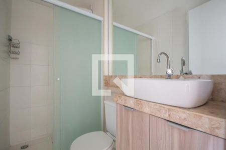 Banheiro de apartamento à venda com 1 quarto, 31m² em Conceição, Osasco
