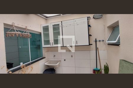 Área de Serviço de apartamento à venda com 2 quartos, 38m² em Vila Helena, Santo André
