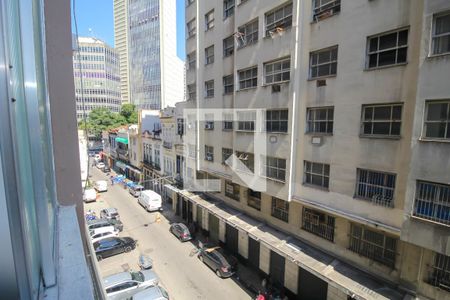 Vista da Varanda de kitnet/studio à venda com 1 quarto, 40m² em Centro, Rio de Janeiro