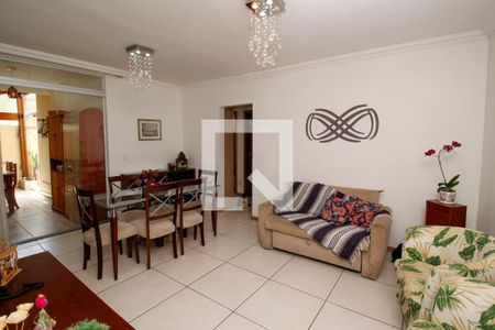 Sala de apartamento à venda com 3 quartos, 142m² em Colégio Batista, Belo Horizonte