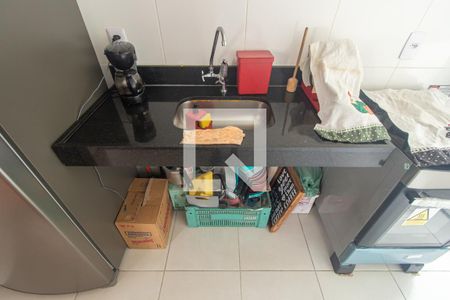 Apartamento para alugar com 45m², 2 quartos e 2 vagasDetalhe da Cozinha