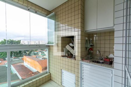 Varanda Gourmet de apartamento à venda com 2 quartos, 69m² em Rudge Ramos, São Bernardo do Campo
