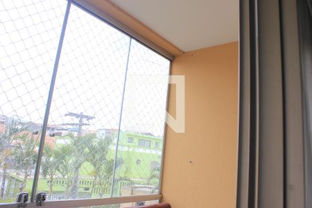 Varanda da Sala de apartamento à venda com 3 quartos, 77m² em Cidade Brasil, Guarulhos