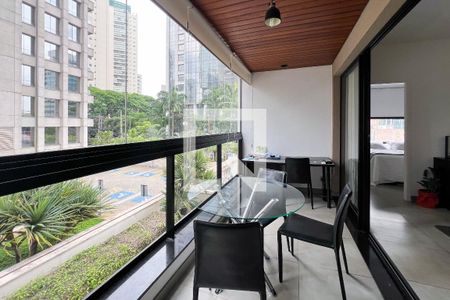 Varanda de apartamento para alugar com 1 quarto, 62m² em Vila Olímpia, São Paulo