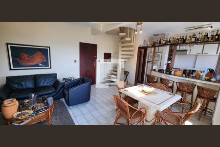 Sala de apartamento para alugar com 1 quarto, 117m² em Ponta da Praia, Santos
