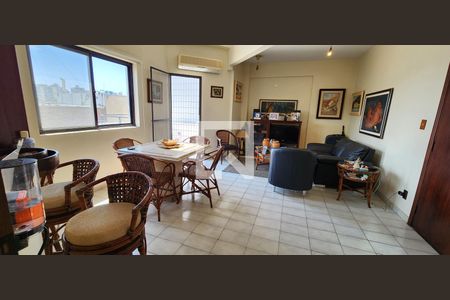 Sala de apartamento para alugar com 1 quarto, 117m² em Ponta da Praia, Santos