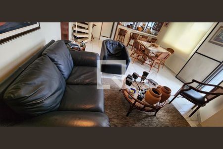 Sala de apartamento para alugar com 1 quarto, 117m² em Ponta da Praia, Santos