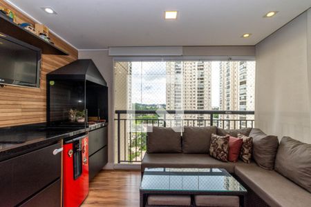 Varanda da Sala de apartamento para alugar com 2 quartos, 68m² em Jardim Flor da Montanha, Guarulhos