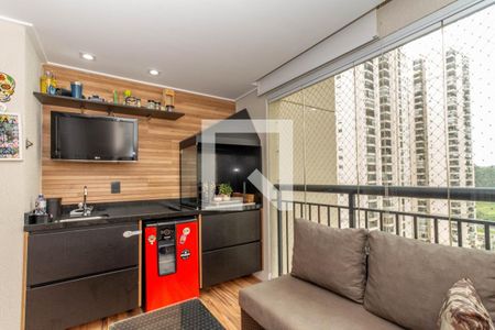 Varanda da Sala de apartamento para alugar com 2 quartos, 68m² em Jardim Flor da Montanha, Guarulhos