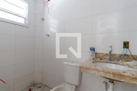 Banheiro de apartamento à venda com 1 quarto, 28m² em Parque Vitoria, São Paulo
