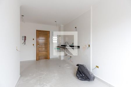 Sala, Cozinha e Área de Serviço de apartamento à venda com 1 quarto, 28m² em Parque Vitoria, São Paulo