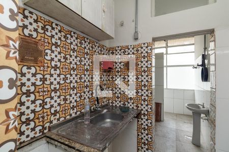 Cozinha de kitnet/studio à venda com 1 quarto, 35m² em República, São Paulo