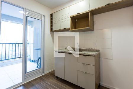 sala - cozinha  de apartamento para alugar com 2 quartos, 35m² em Vila Nova das Belezas, São Paulo