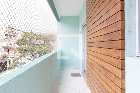 Varanda da Sala de apartamento à venda com 3 quartos, 81m² em Campestre, Santo André