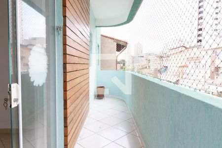 Varanda da Sala de apartamento à venda com 3 quartos, 81m² em Campestre, Santo André
