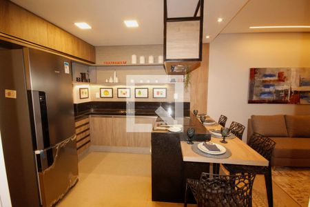 Cozinha de apartamento à venda com 1 quarto, 40m² em Santa Tereza, Belo Horizonte