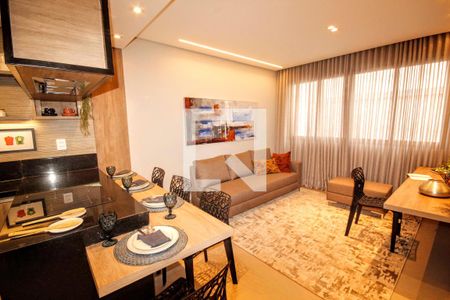 Sala de apartamento à venda com 1 quarto, 40m² em Santa Tereza, Belo Horizonte