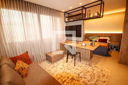 Sala de apartamento à venda com 1 quarto, 40m² em Santa Tereza, Belo Horizonte