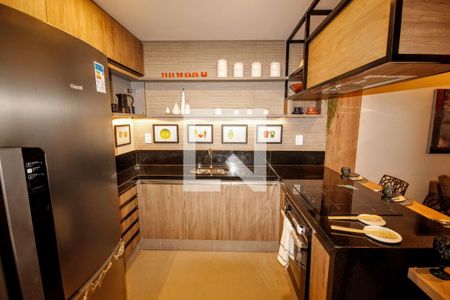 Cozinha de apartamento à venda com 1 quarto, 40m² em Santa Tereza, Belo Horizonte