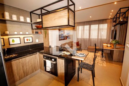 Sala de apartamento à venda com 1 quarto, 40m² em Santa Tereza, Belo Horizonte