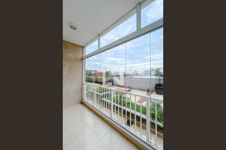 Varanda da Sala de apartamento à venda com 1 quarto, 34m² em Mooca, São Paulo