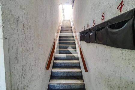 hall escada de kitnet/studio para alugar com 1 quarto, 15m² em Cambuci, São Paulo