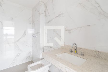 Banheiro de kitnet/studio à venda com 1 quarto, 29m² em Petrópolis, Porto Alegre