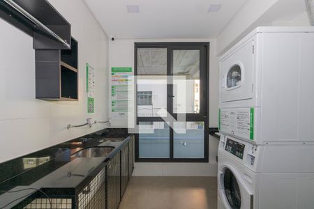Studio à venda com 32m², 1 quarto e sem vagaLavanderia