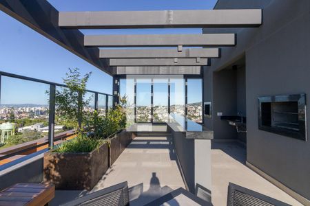 Studio à venda com 32m², 1 quarto e sem vagaÁrea gourmet