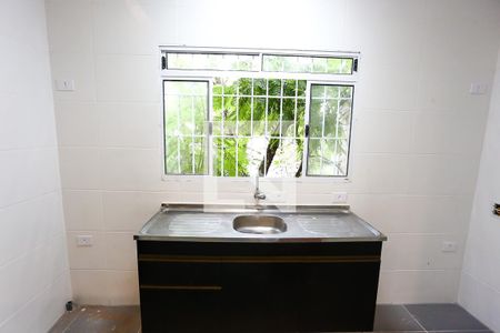 cozinha ameracana de casa para alugar com 1 quarto, 47m² em Vila Nova das Belezas, São Paulo