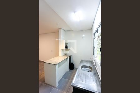 cozinha ameracana de casa para alugar com 1 quarto, 47m² em Vila Nova das Belezas, São Paulo
