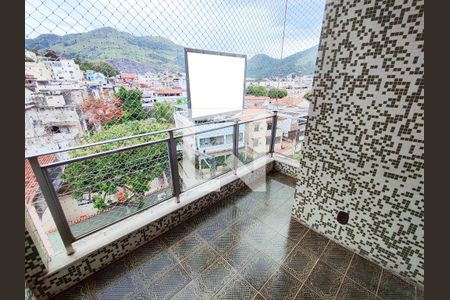 Varanda da Sala de apartamento para alugar com 3 quartos, 65m² em Engenho de Dentro, Rio de Janeiro