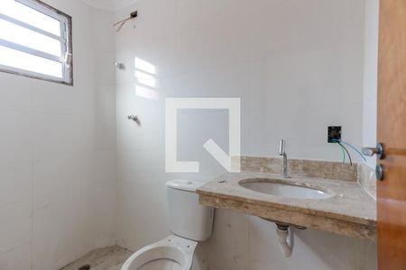 Banheiro da Suíte 1 de apartamento à venda com 1 quarto, 39m² em Parque Vitoria, São Paulo