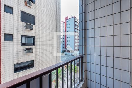 Varanda de apartamento para alugar com 1 quarto, 56m² em Pompéia, Santos