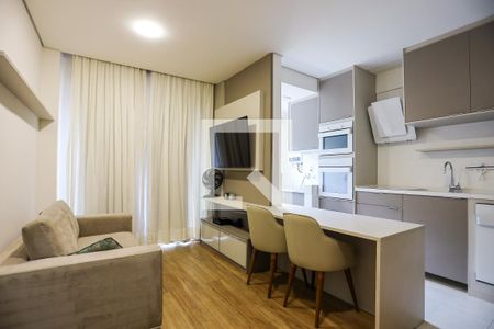 Sala  de apartamento para alugar com 1 quarto, 38m² em Granja Viana, Cotia